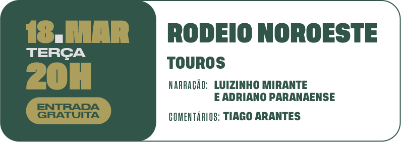 Rodeio Noroeste - 18 de Março